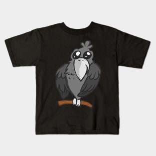 Raven bird crow jackdaw jay hooded crow cute Kids T-Shirt